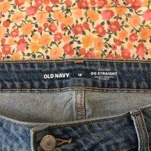 Brand New Old Navy High-Rise OG Straight Jeans